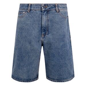 Daily Paper Men Compact Shield Embroidery Denim Shorts